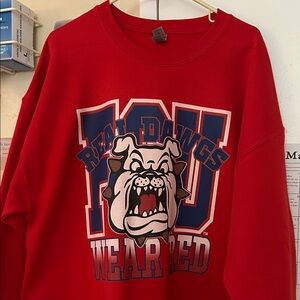 Fresno state bulldog vintage sweatshirt like new